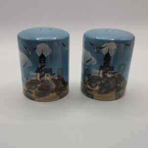 Seaside Lighthouse Salt and Pepper Shakers